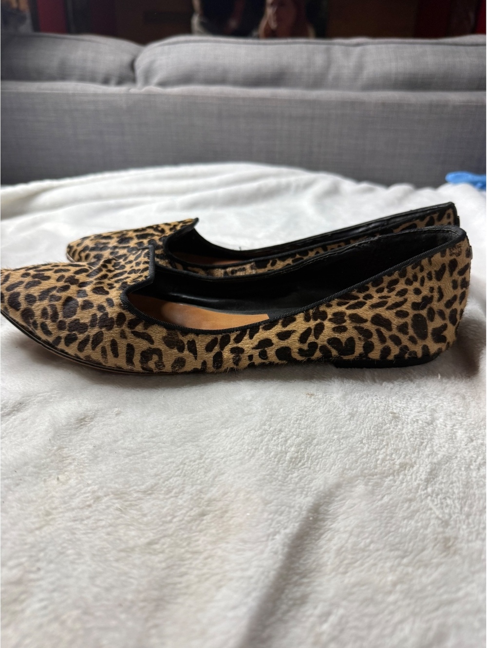 Dolce Vita Women's Leopard Print Pointed Toe Flats Size 9.5